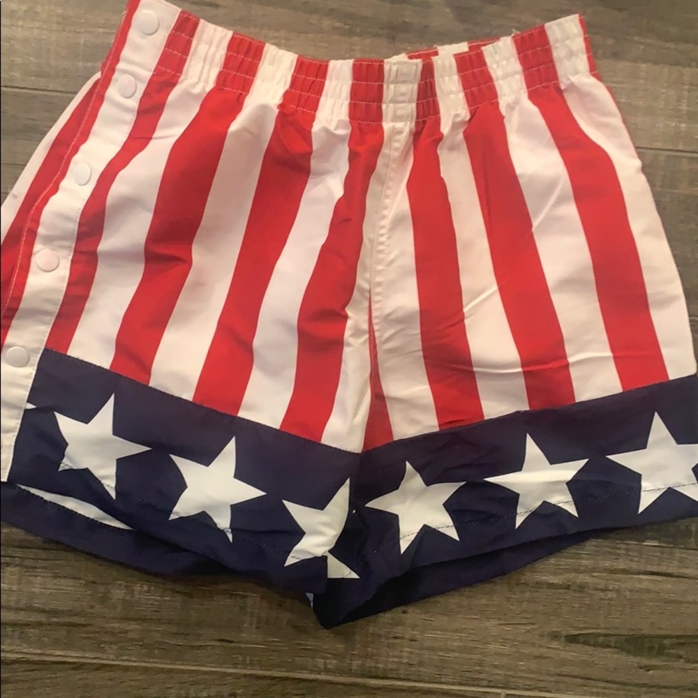 America tear away chubbies shorts